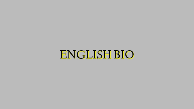 ENGLISH BIO
